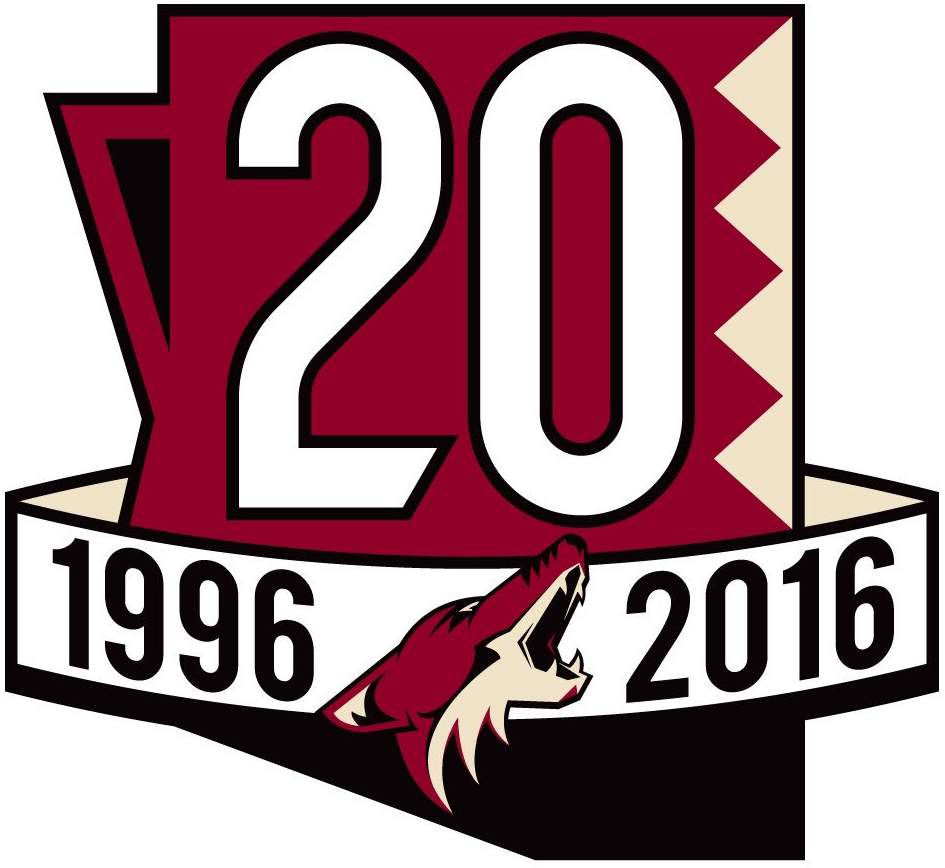 Arizona Coyotes 2017 Anniversary Logo iron on heat transfer